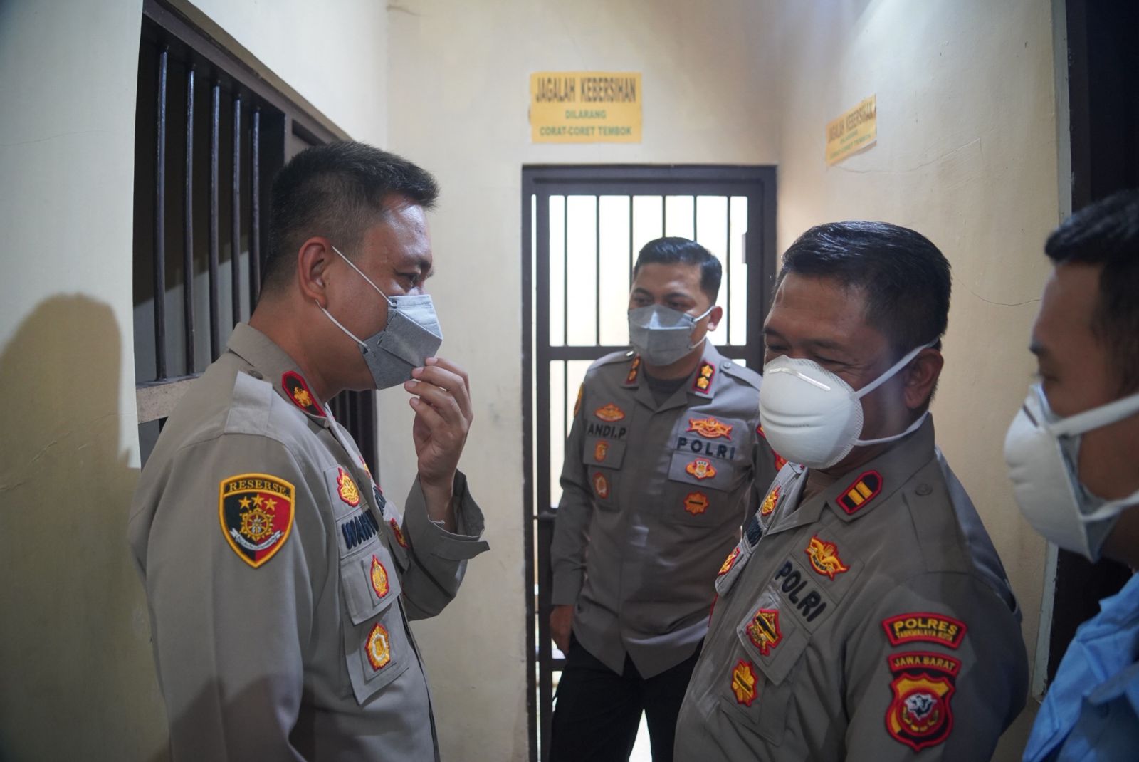 Kapolres Tasikmalaya Kota Laksanakan Kunjungan Kerja ke Polsek Tawang