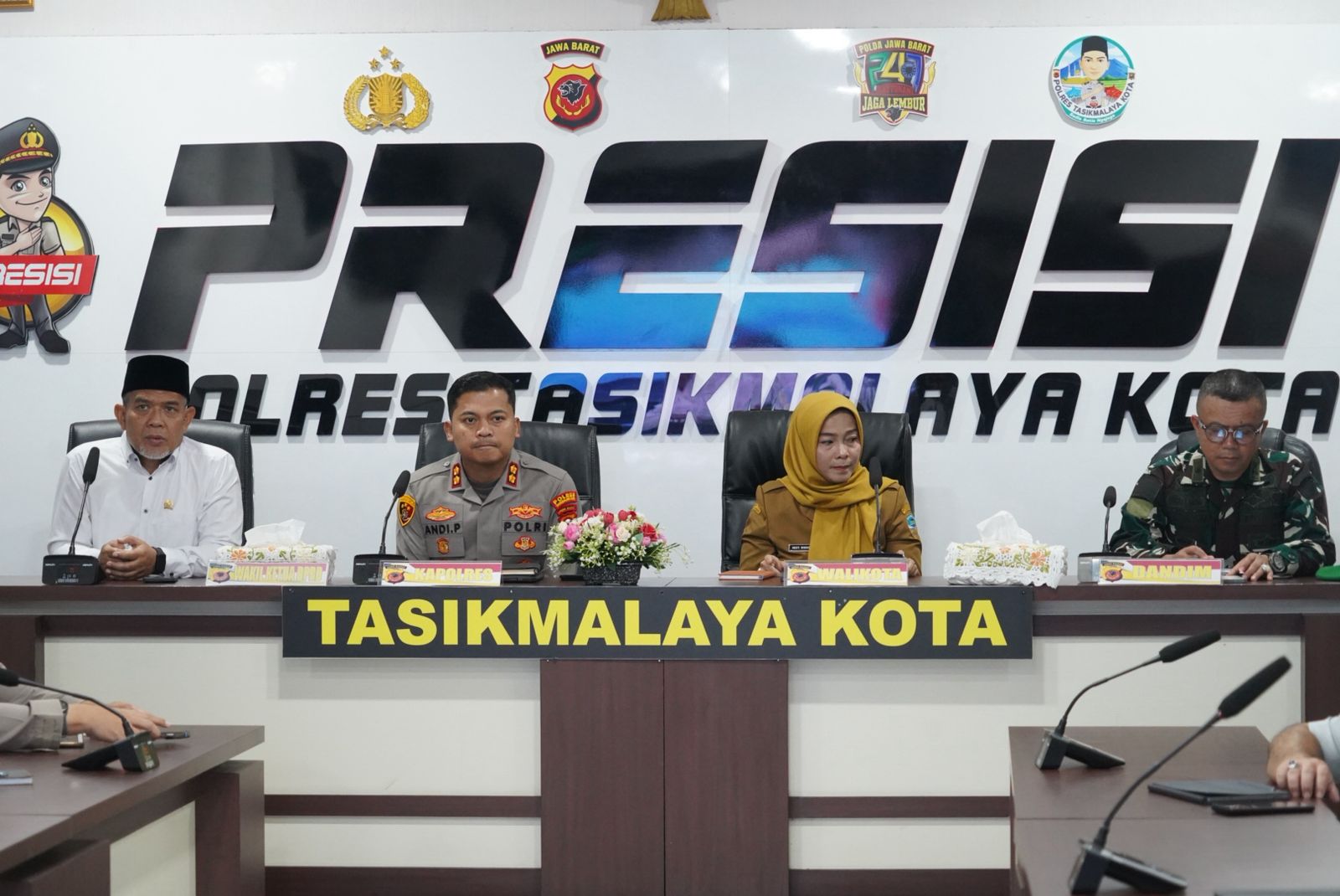 Sinergi Lintas Sektoral, Polres Tasikmalaya Kota Siap Amankan Agenda Nasional Dan Jaga Kamtibmas Kondusif