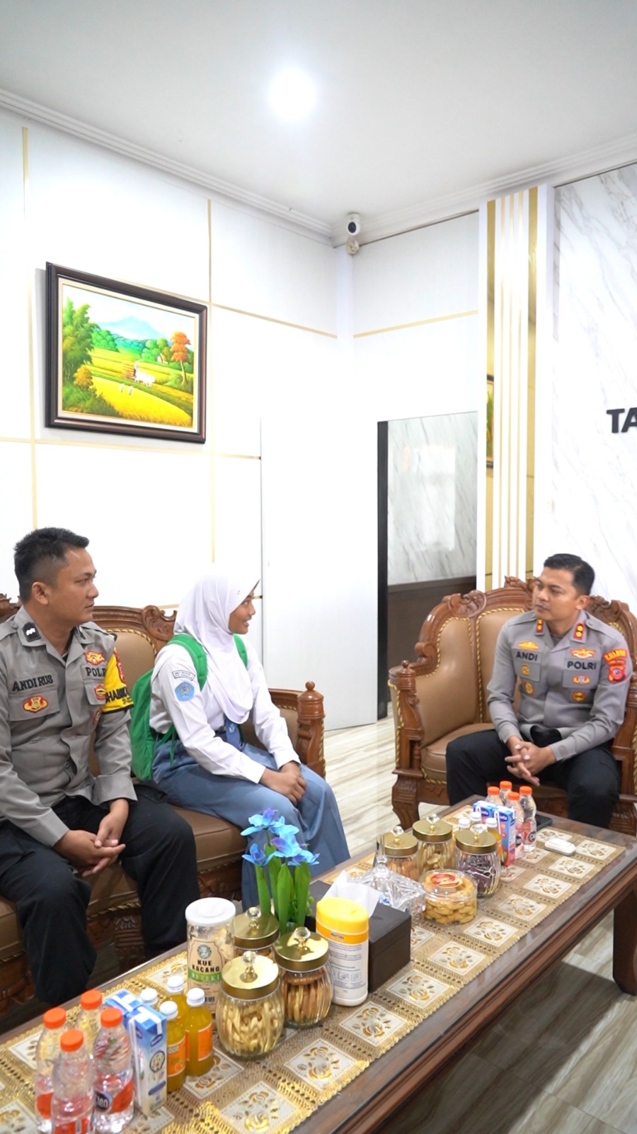 Kapolres Tasikmalaya Kota apresiasi kepedulian personel dampingi pelajar