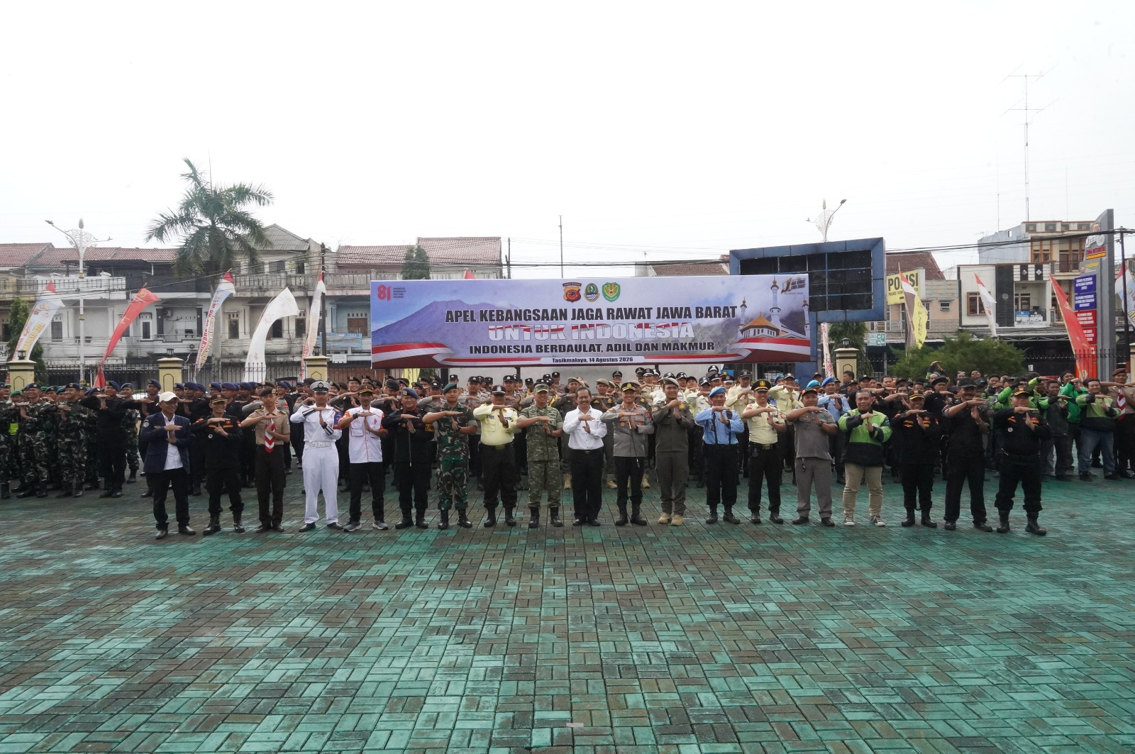 Polres Tasikmalaya Kota gelar deklarasi kebangsaan, perkuat kolaborasi menjaga kamtibmas